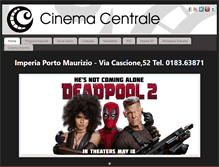 Tablet Screenshot of cinemacentrale.com